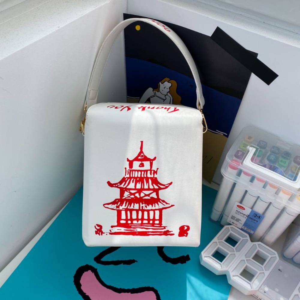 Chinese Takeout Box Shoulder Bag